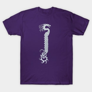 Celtic Serpent - Silver T-Shirt